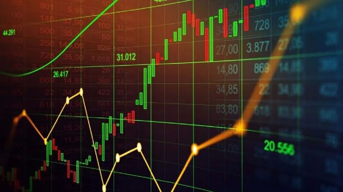 Gráfica del riesgo país y cotización del dólar en Argentina