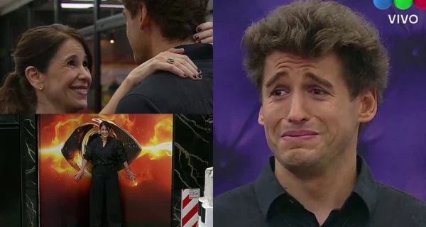 Manu Ibero emocionado al recibir a su madre en Gran Hermano