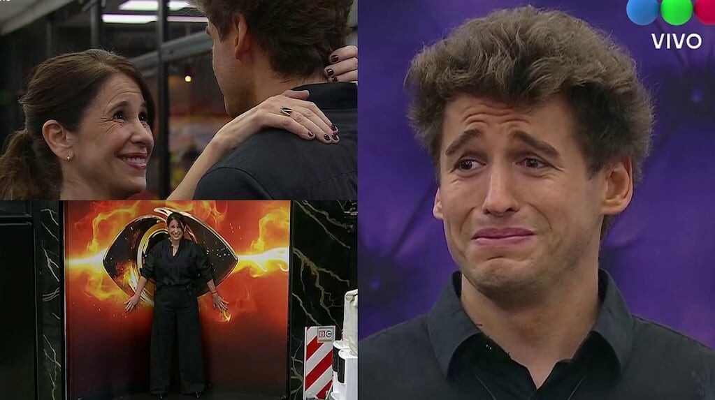 Manu Ibero emocionado al recibir a su madre en Gran Hermano
