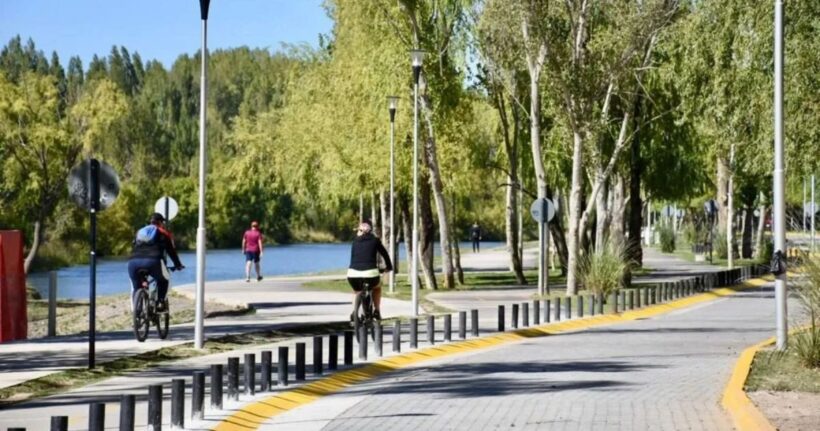 Paseo costero de Neuquén donde ocurrió el incidente