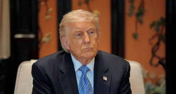 Donald Trump en una conferencia
