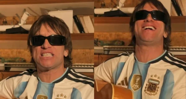 Joaquín Levinton reversionando 'Wonderwall' para la Selección Argentina