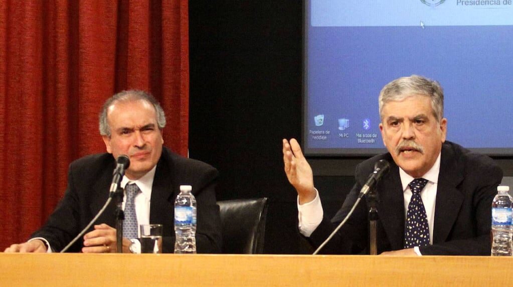 Julio De Vido y José López en el juicio del Caso Skanska