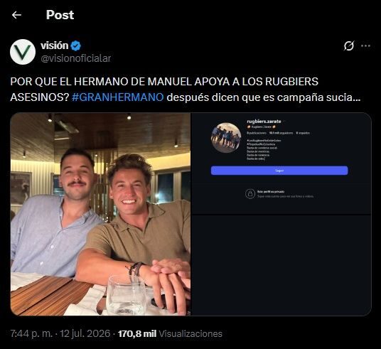 La familia de Manuel Ibero desmiente vínculos con los condenados por el asesinato de Fernando Báez Sosa