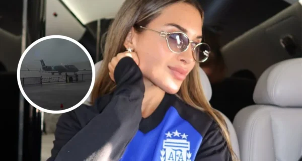 Agustina Gandolfo en su viaje a Nueva York