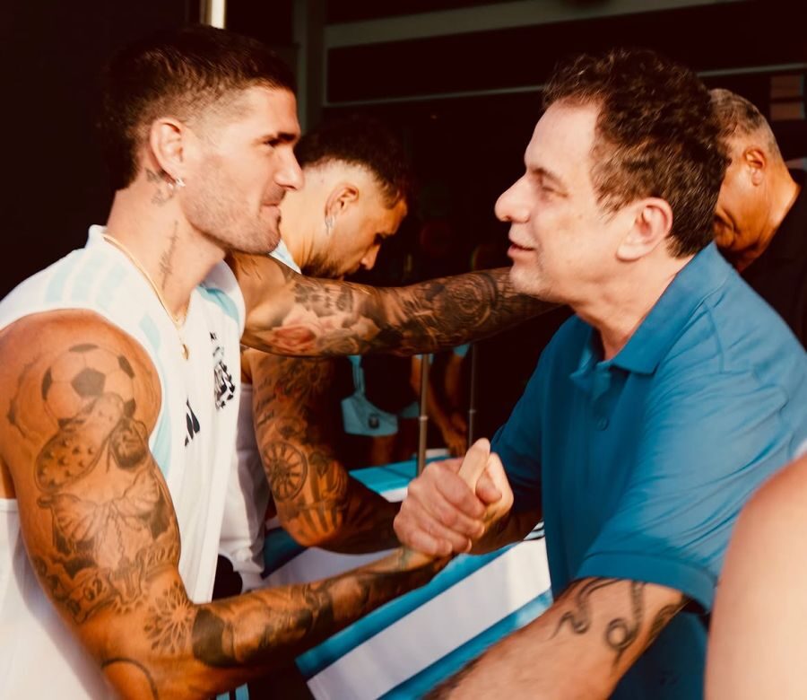 Las FOTOS de CALAMARO con MESSI y la SELECCIÓN