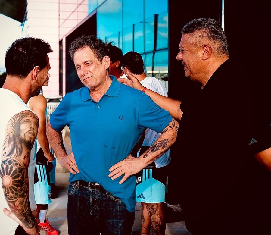 Las FOTOS de CALAMARO con MESSI y la SELECCIÓN
