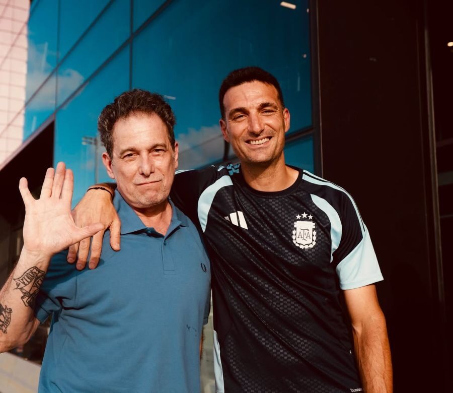 Las FOTOS de CALAMARO con MESSI y la SELECCIÓN