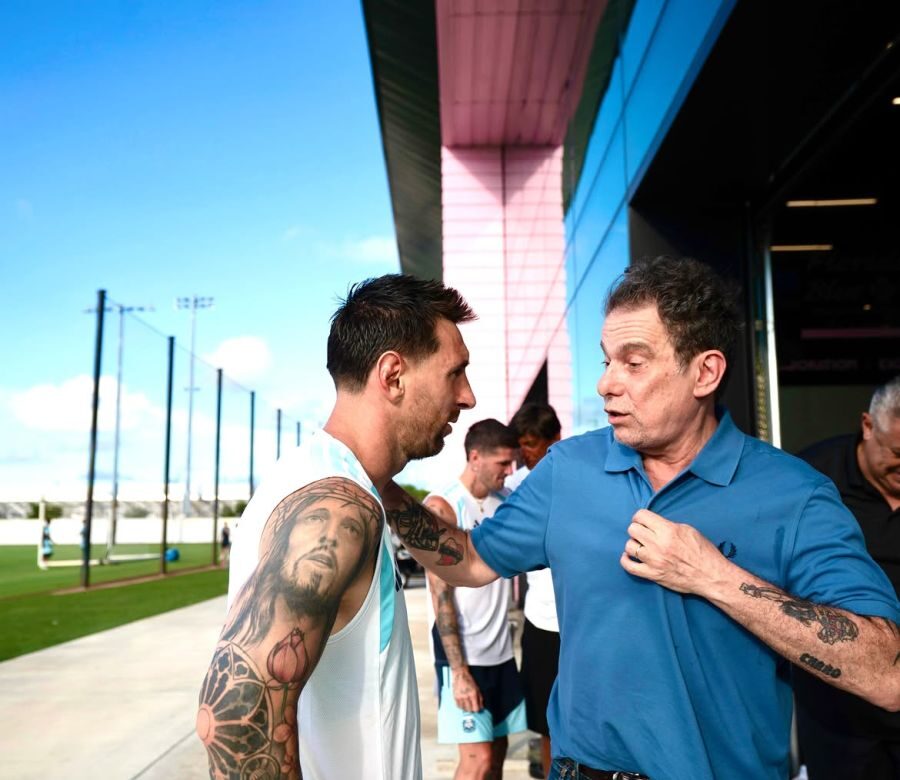 Las FOTOS de CALAMARO con MESSI y la SELECCIÓN