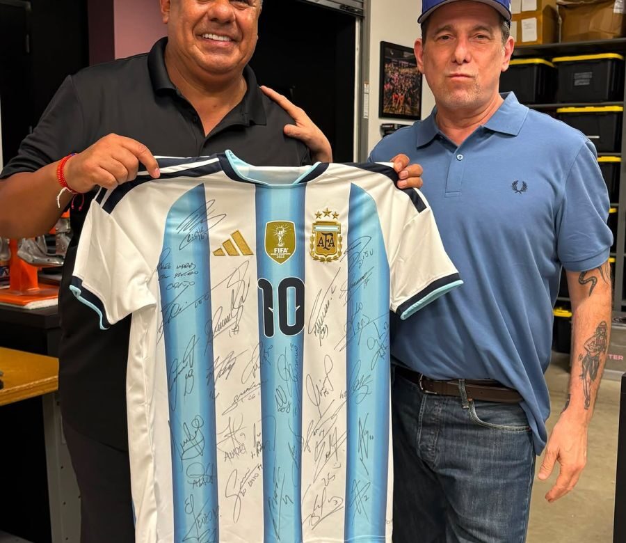 Las FOTOS de CALAMARO con MESSI y la SELECCIÓN