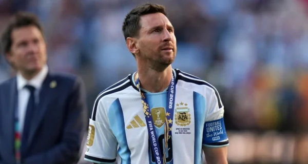Lionel Messi tras la final del Mundial