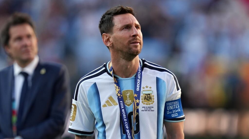 Lionel Messi tras la final del Mundial