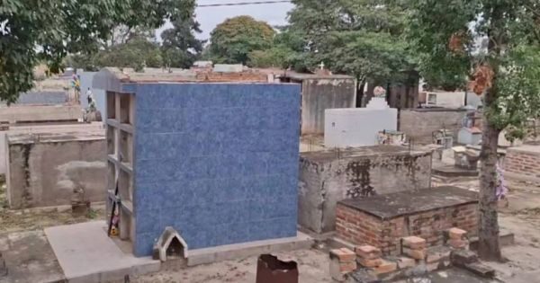 Cementerio en General Güemes donde se encontró el cuerpo de un bebé descuartizado