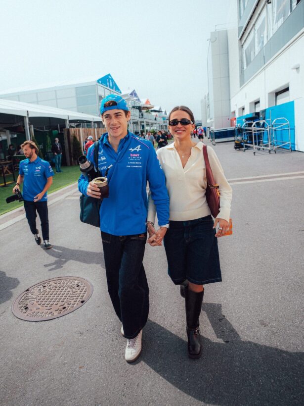 Maia Reficco y Franco Colapinto juntos en un evento