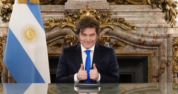 Javier Milei en cadena nacional