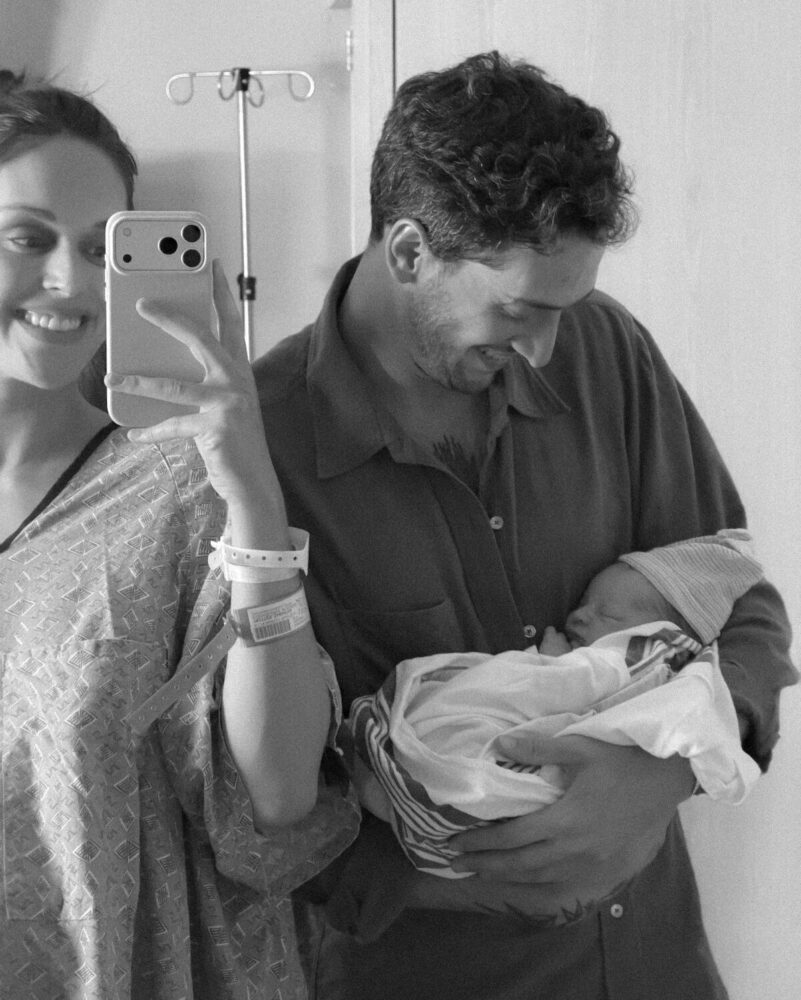 Nació Dalí, la primera hija de los influencers Samantha Trottier y Hernán Regiardo