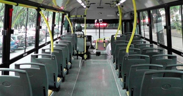 Protesta de choferes de colectivos en Buenos Aires por acuerdo salarial