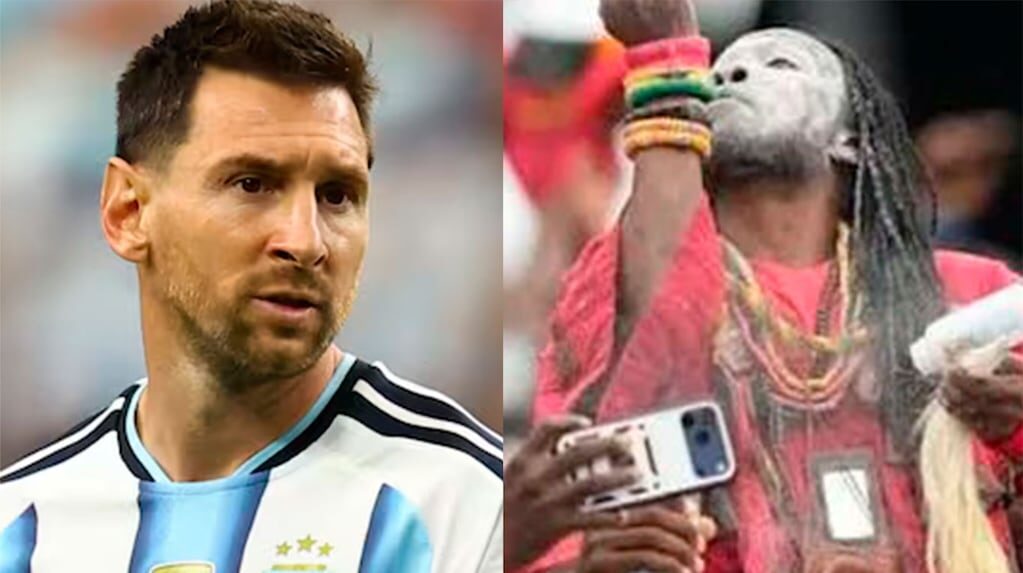 Lionel Messi durante un partido de fútbol