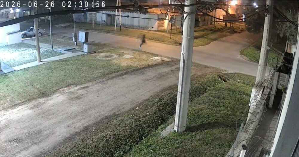 Escena del intento de robo en San Carlos, La Plata