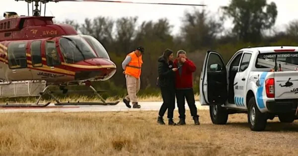 Accidente de helicóptero en San Juan