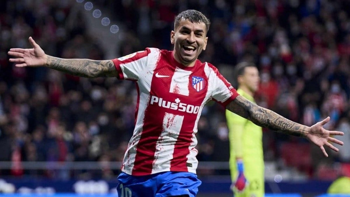 Ángel Correa en acción