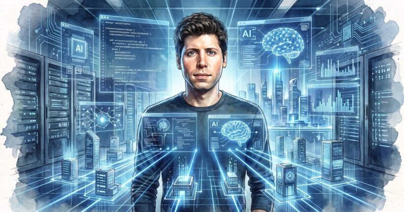 Sam Altman hablando sobre inteligencia artificial y startups