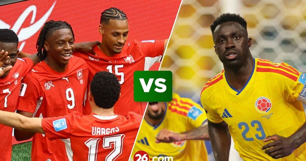 Partido entre Suiza y Colombia en el Mundial 2026