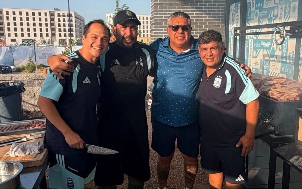 TODAS LAS FOTOS DE LA DESPEDIDA DE LA SELECCIÓN ARGENTINA DE KANSAS CITY ANTES DEL PARTIDO CON INGLATERRA