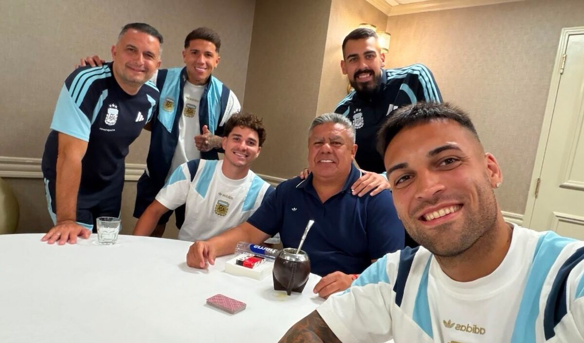 TODAS LAS FOTOS DE LA DESPEDIDA DE LA SELECCIÓN ARGENTINA DE KANSAS CITY ANTES DEL PARTIDO CON INGLATERRA