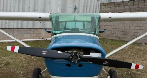 Avión Cessna C-150 en el que ocurrió la tragedia aérea en Córdoba