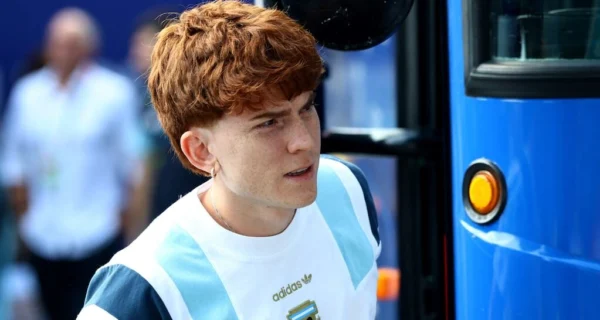 Valentín Barco con la Selección argentina