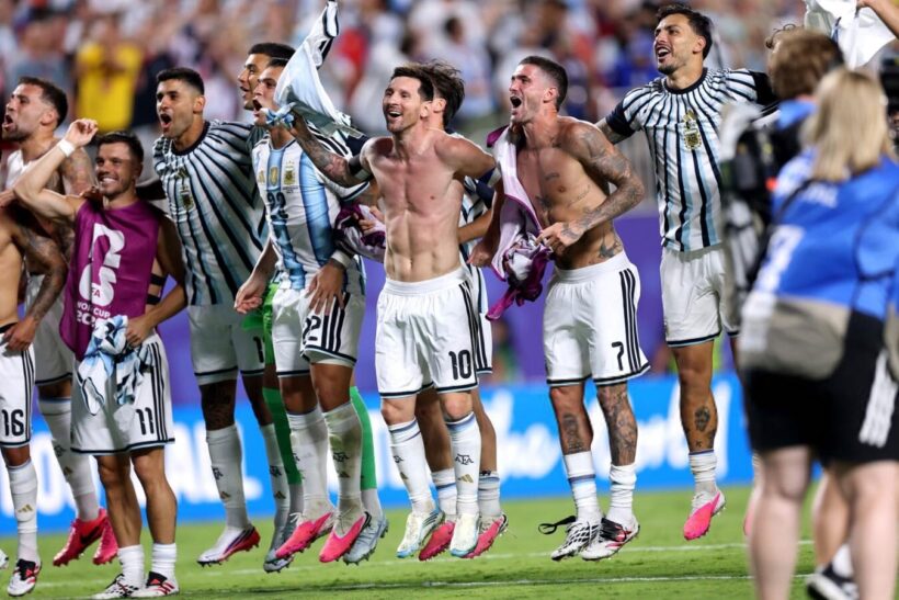 Argentina celebra su victoria contra Suiza en el Mundial 2026