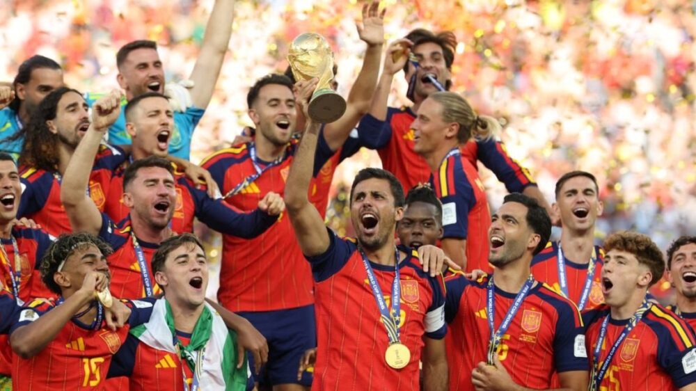 Celebración de España tras ganar el Mundial 2026