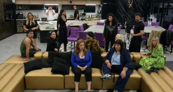 Participantes de Gran Hermano en el desafío Congelados