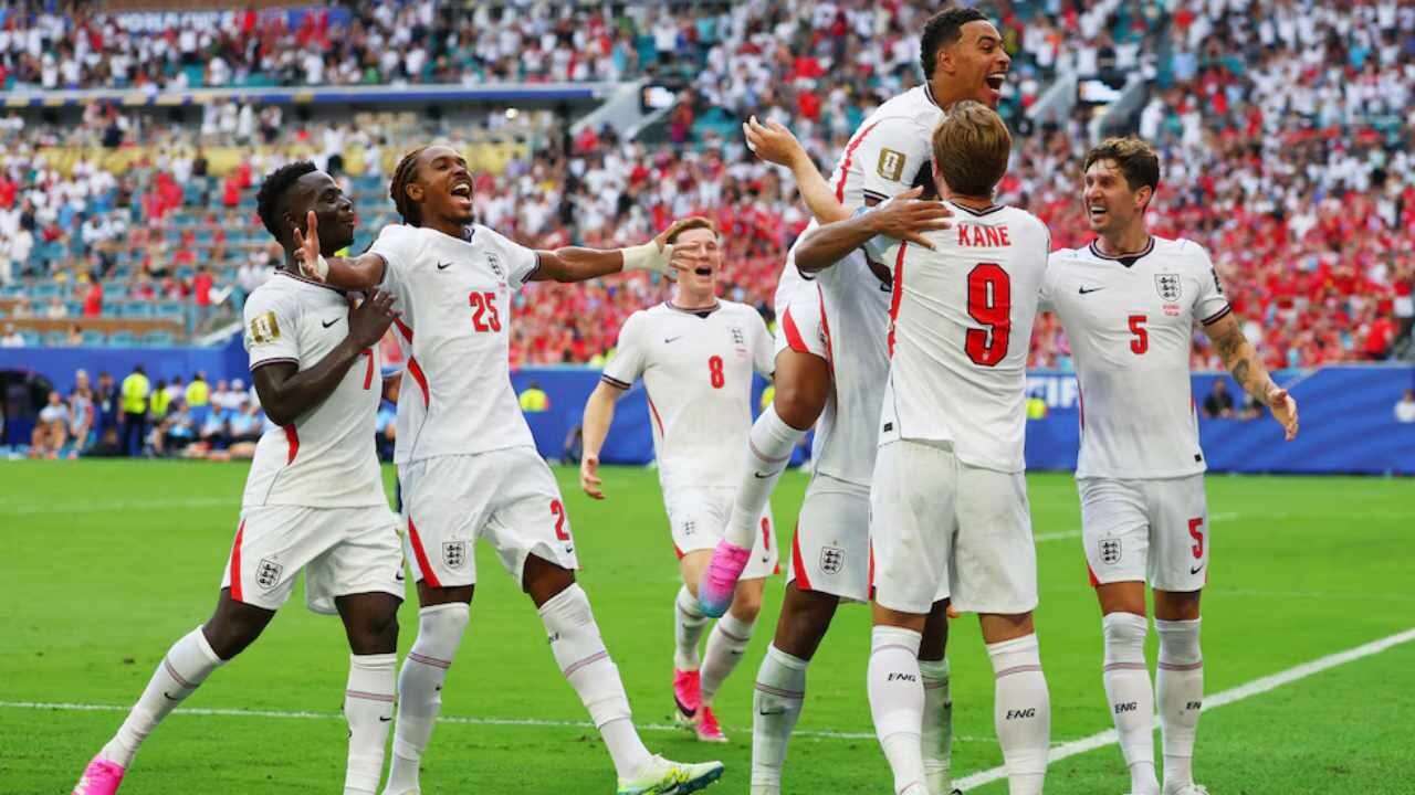 Inglaterra celebra su victoria sobre Noruega