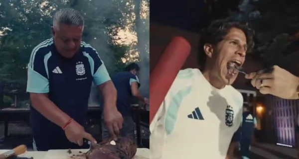 Asado de la Selección Argentina en el Mundial