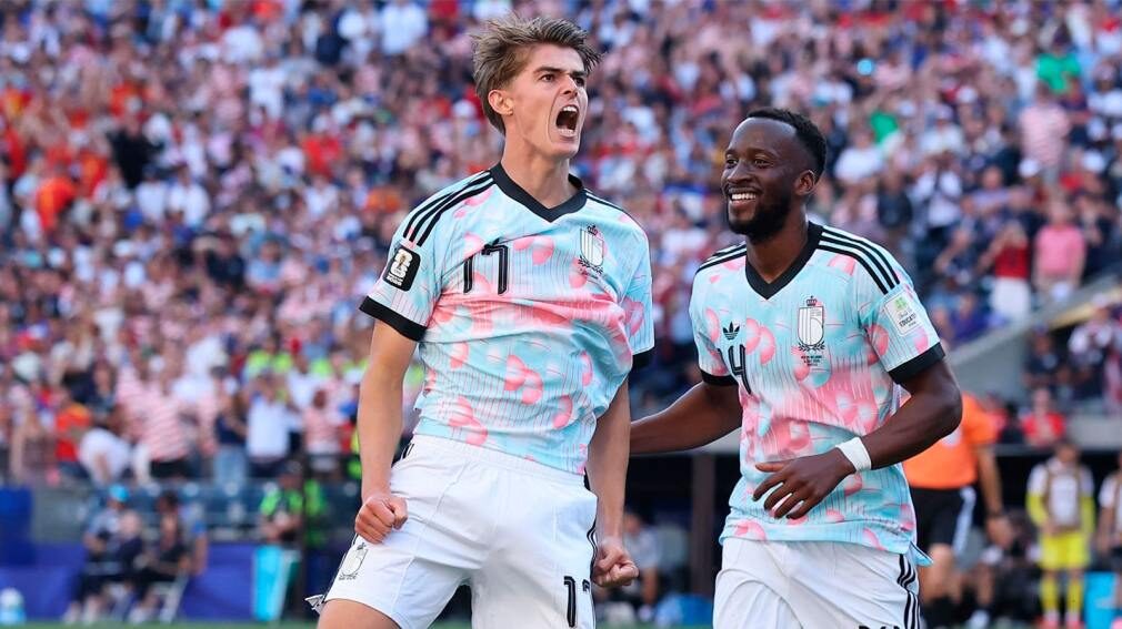 Bélgica goleando a Estados Unidos en el Mundial 2026