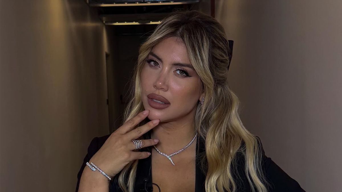 Wanda Nara en su casa de campo en Milán