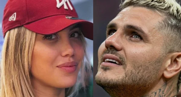 Wanda Nara y sus hijas en Milán