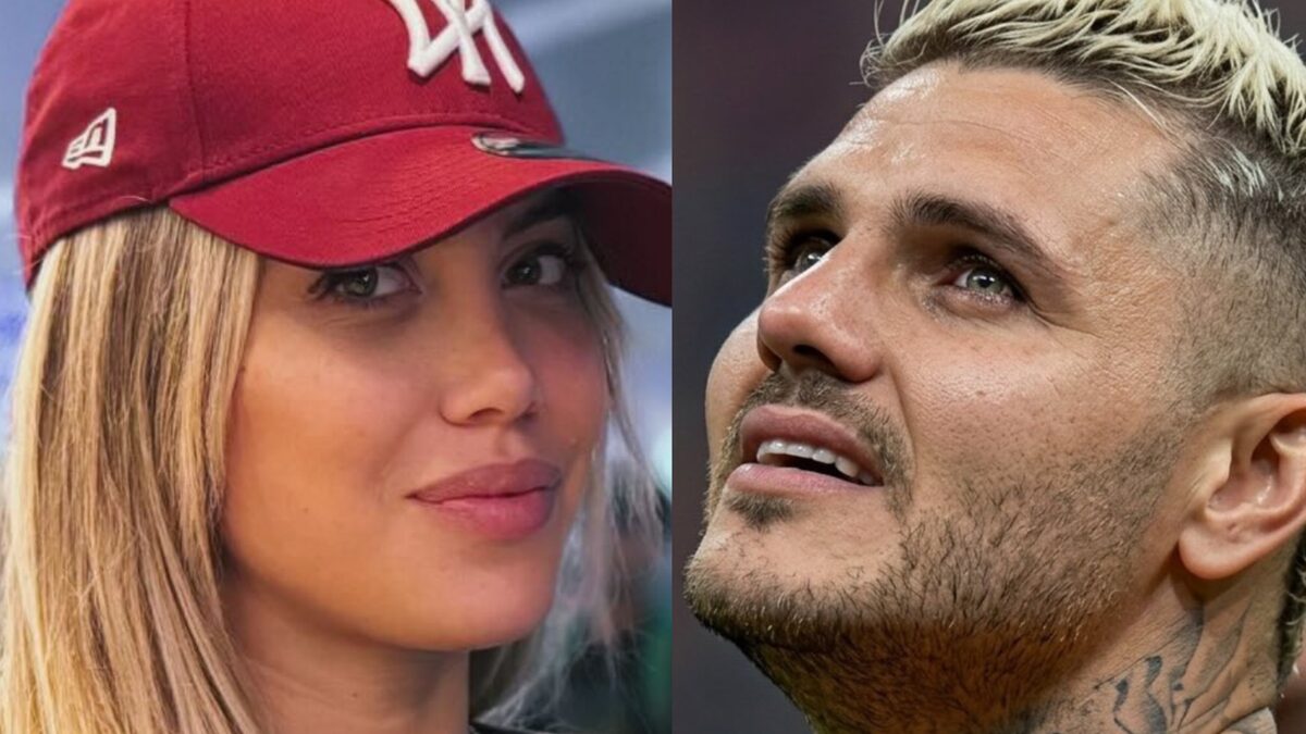 Wanda Nara y sus hijas en Milán
