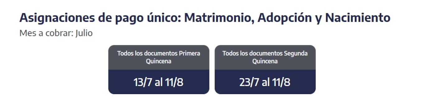 ANSES: pagos de jubilaciones, AUH y asignaciones para el 5 de agosto