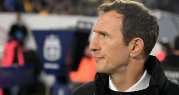 Rodolfo Arruabarrena en un partido de Boca Juniors