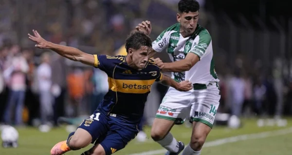 Boca Juniors enfrentando a Estudiantes