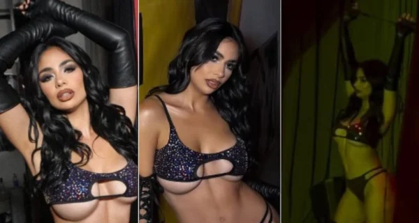 Daniela Celis en su debut en Sex