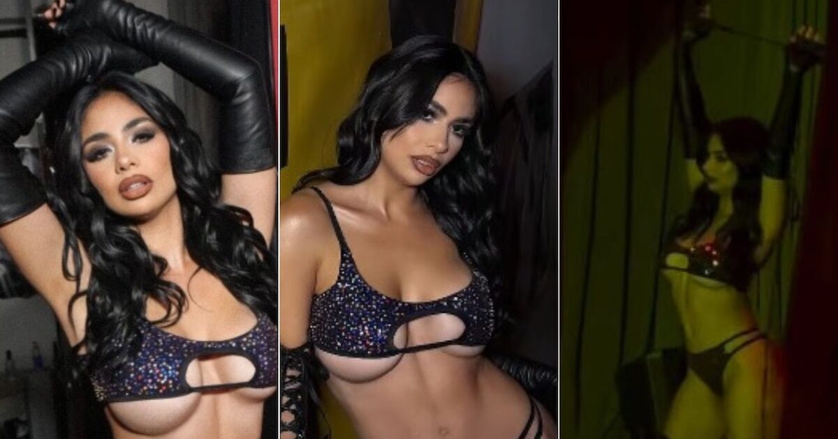 Daniela Celis en su debut en Sex
