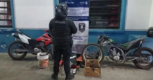 Banda de ladrones de motos detenida en Quilmes