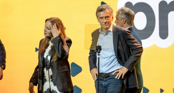 Mauricio Macri en un acto del PRO