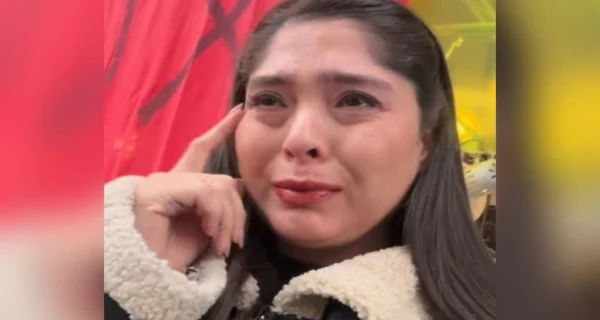 Flor Cabrera anunciando el cierre de su local
