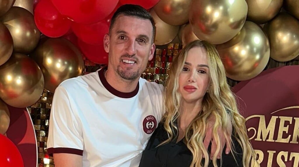 Franco Armani y Daniela Rendón