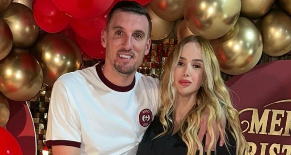 Franco Armani y Daniela Rendón